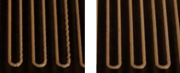 Left: Before. Right: After