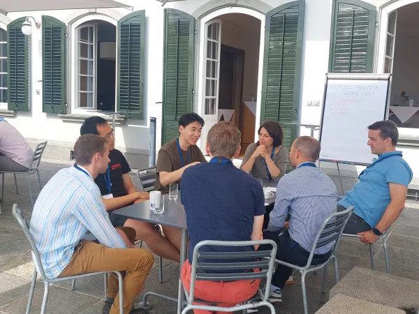 A small group discussion
