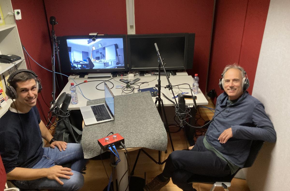 Alberto Padoan and Sean Meyn sit down to record the podcast