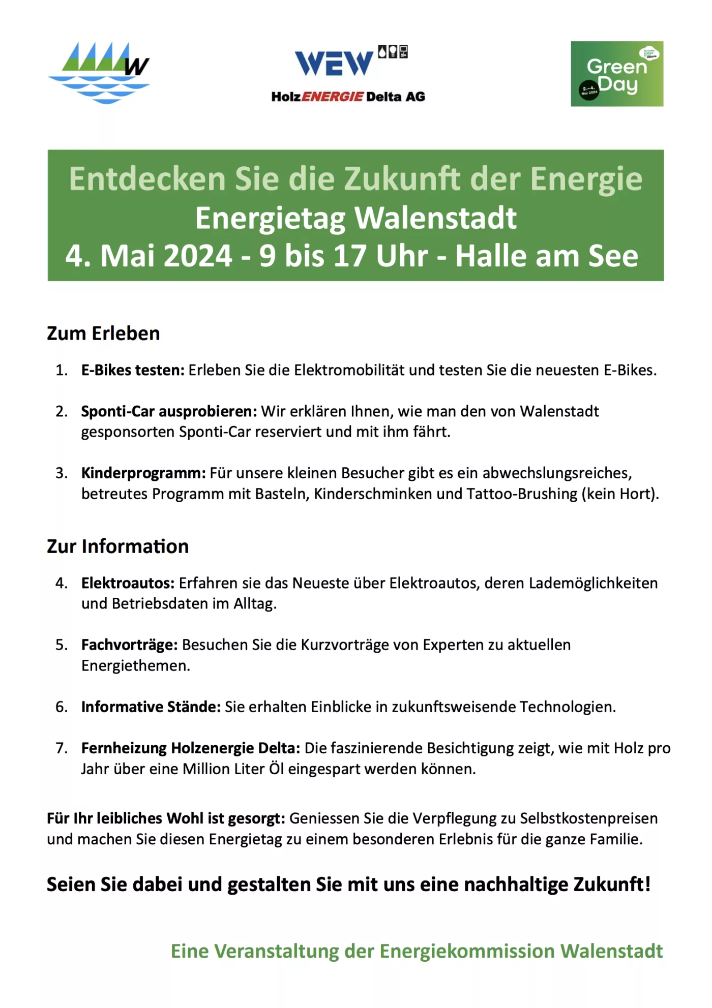 Energietag flyer